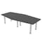 Skutchi Designs 45 in W, 96 in L, 29 in H, Engineered Wood Top, Grey HAR-HEXIR-4693-PT-AN - alternate 1